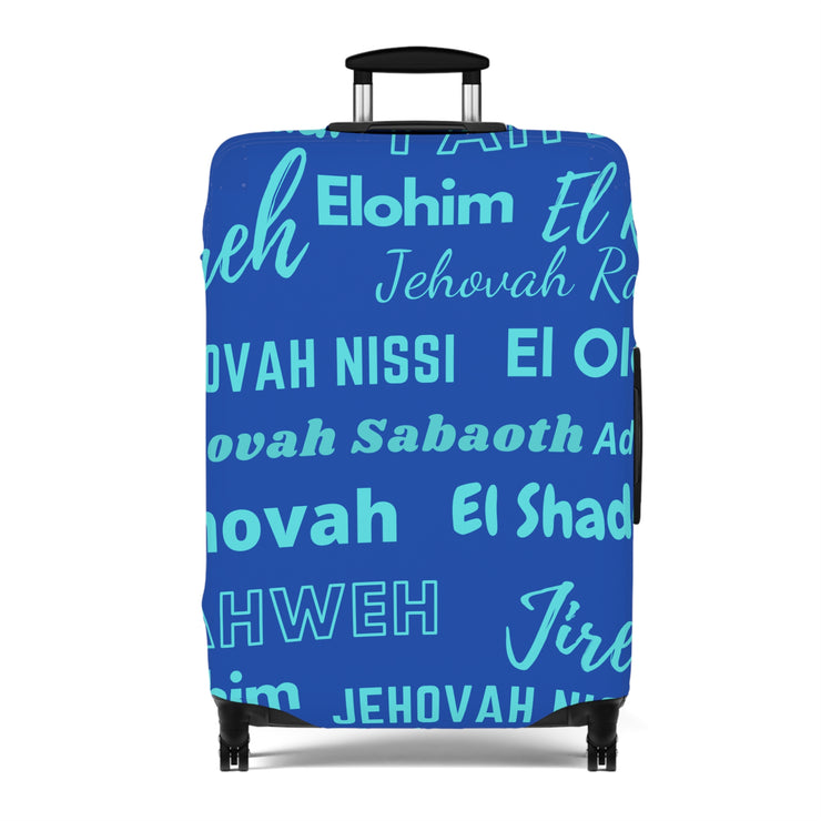 Protective Luggage Cover - Cobalt Blue