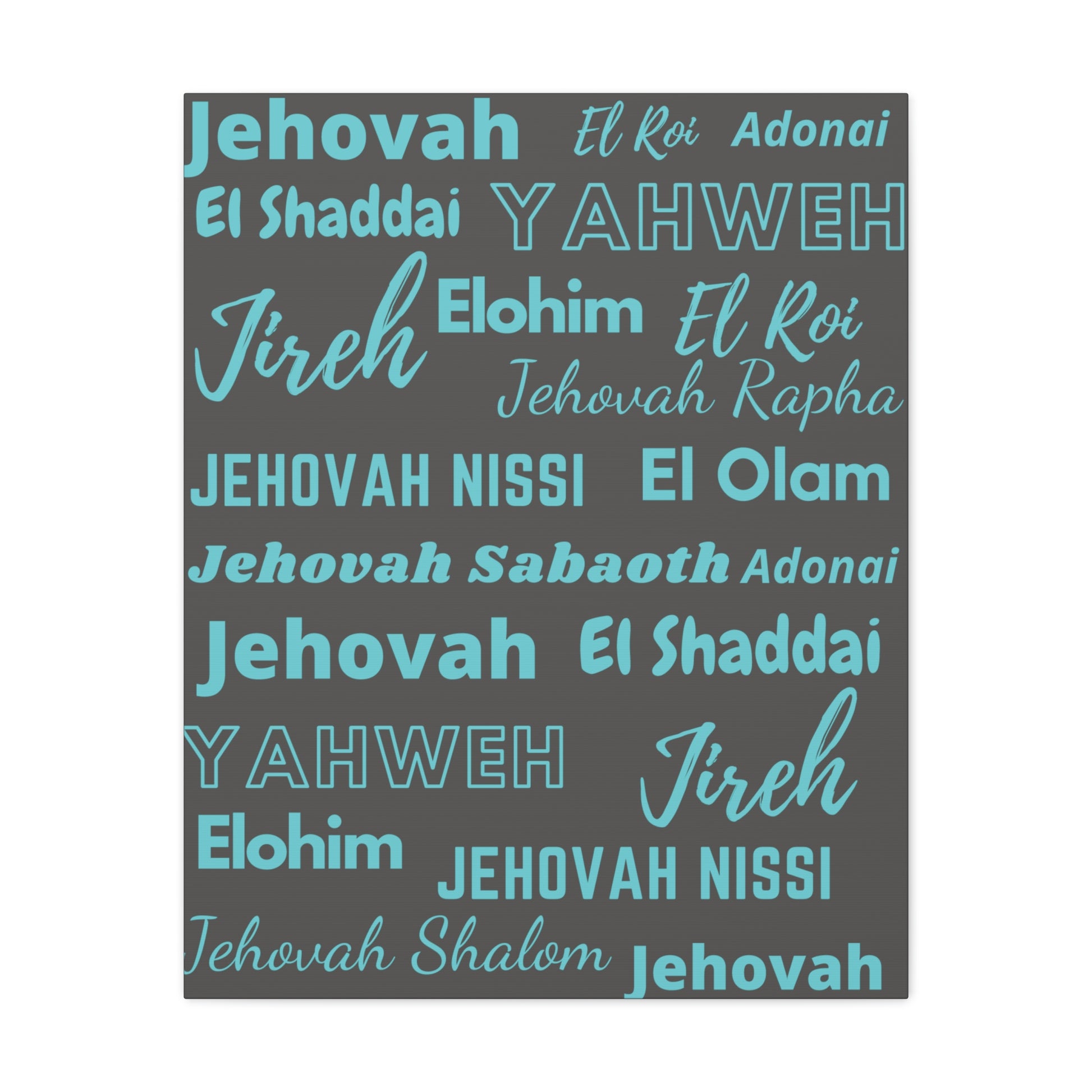 Premium Canvas Art - Blue & Gray