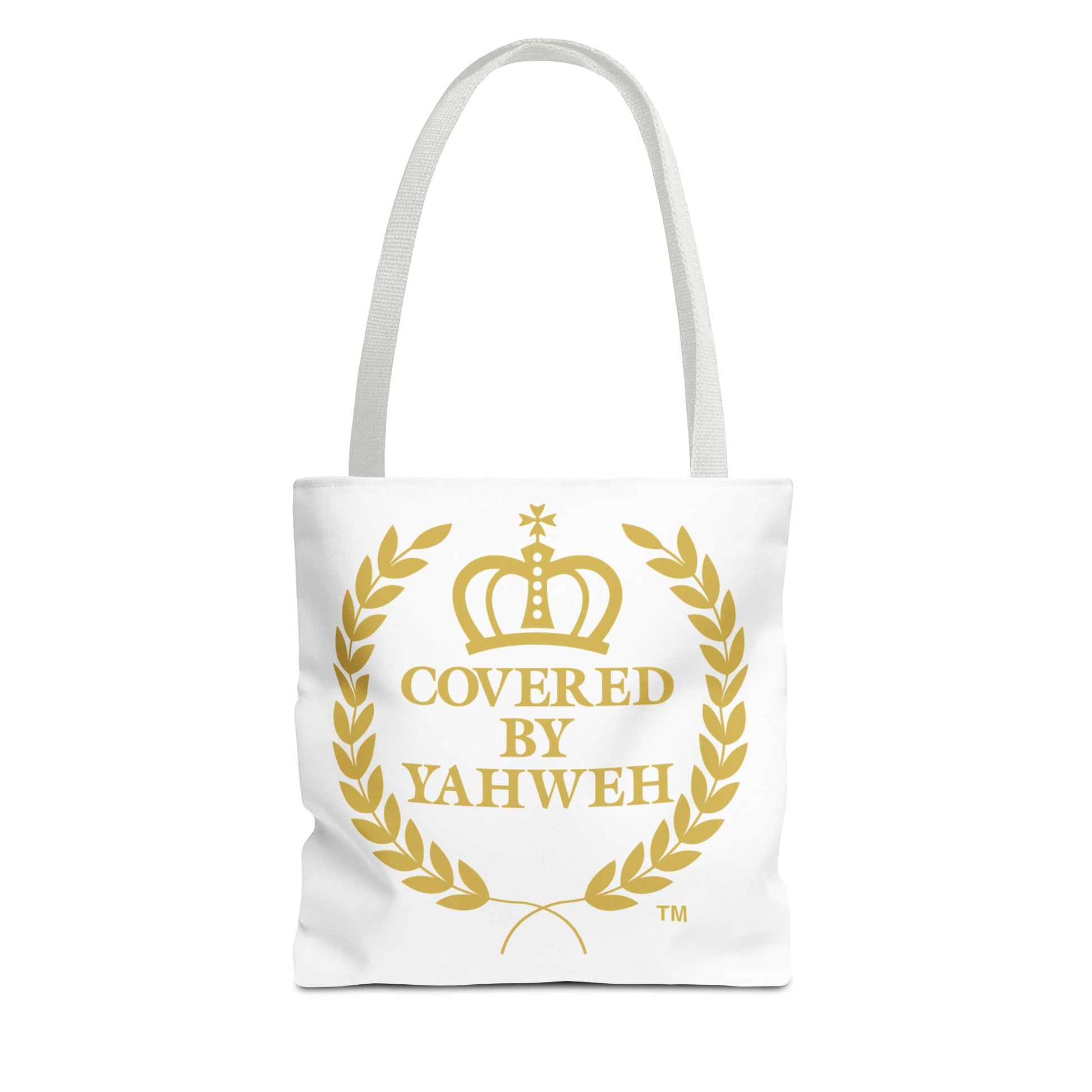 Covered by Yahweh Tote Bag  - White