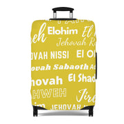 Protective Luggage Cover - Yellow & White