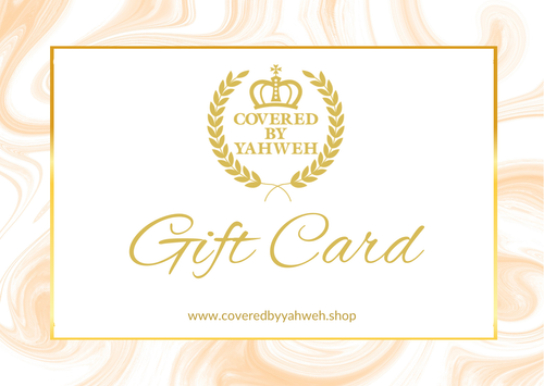 Covered by Yahweh Digital Gift Card